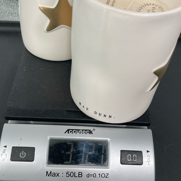 Rae Dunn Scented Candles 2 Stargazer Midnight Orchid gold star ceramic jar - Picture 9 of 9